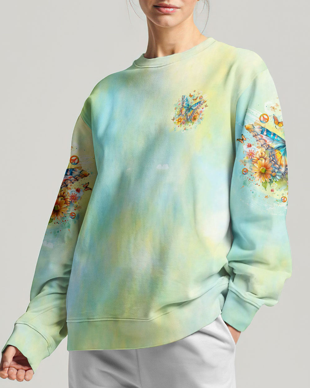 JUST BREATHE BUTTERFLY ALL OVER PRINT - YHLT0606242
