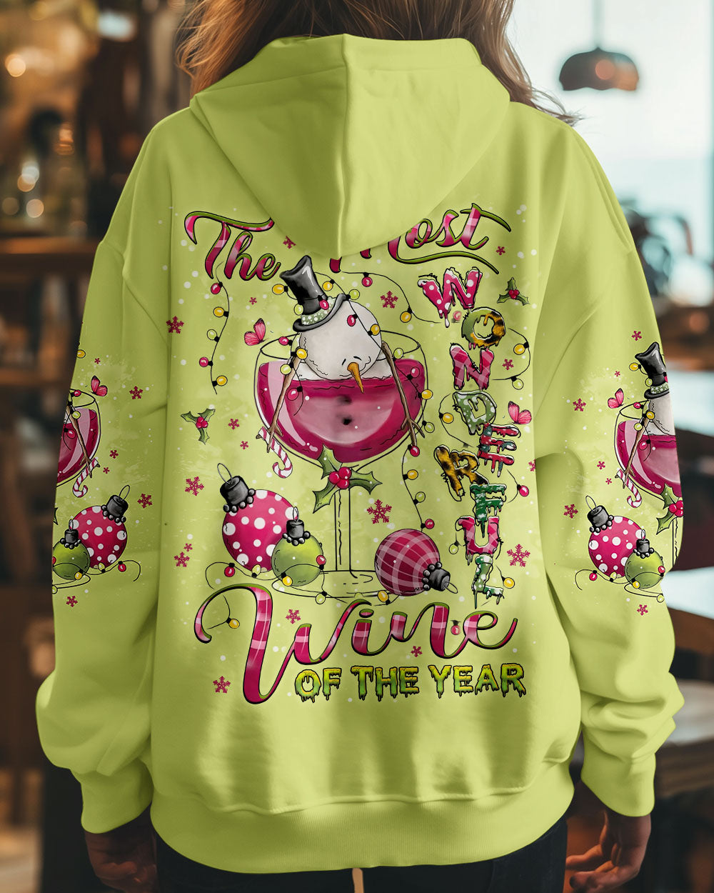 THE MOST WONDERFUL WINE OF THE YEAR CHRISTMAS ALL OVER PRINT - YHLT0611241