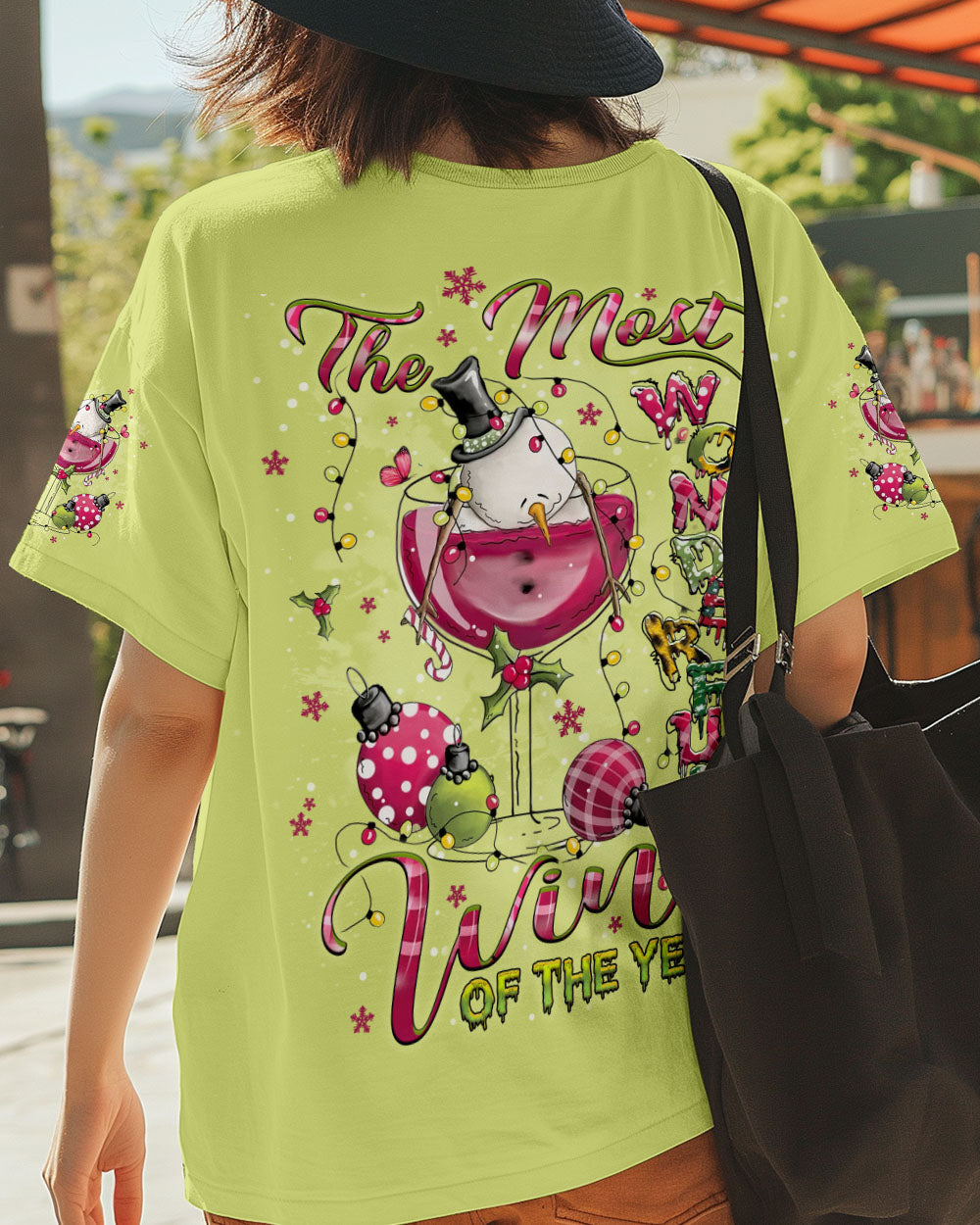 THE MOST WONDERFUL WINE OF THE YEAR CHRISTMAS ALL OVER PRINT - YHLT0611241