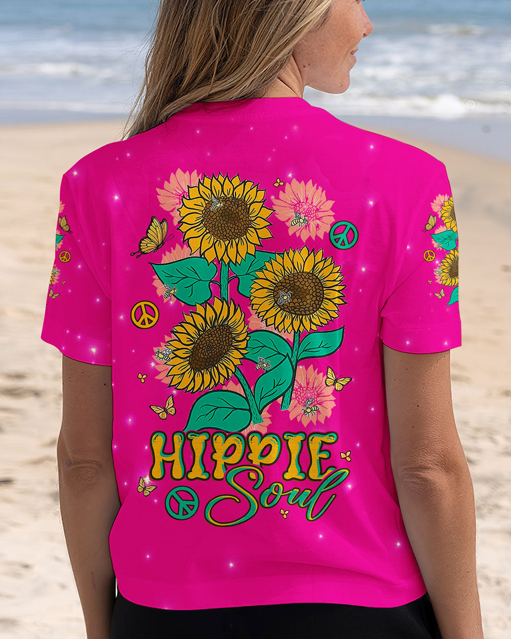 HIPPIE SOUL SUNFLOWER ALL OVER PRINT - YHLT0701243