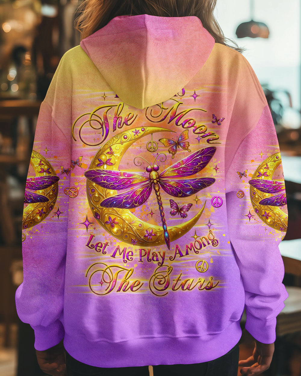 FLY ME TO THE MOON DRAGONFLY ALL OVER PRINT - YHLT0703253