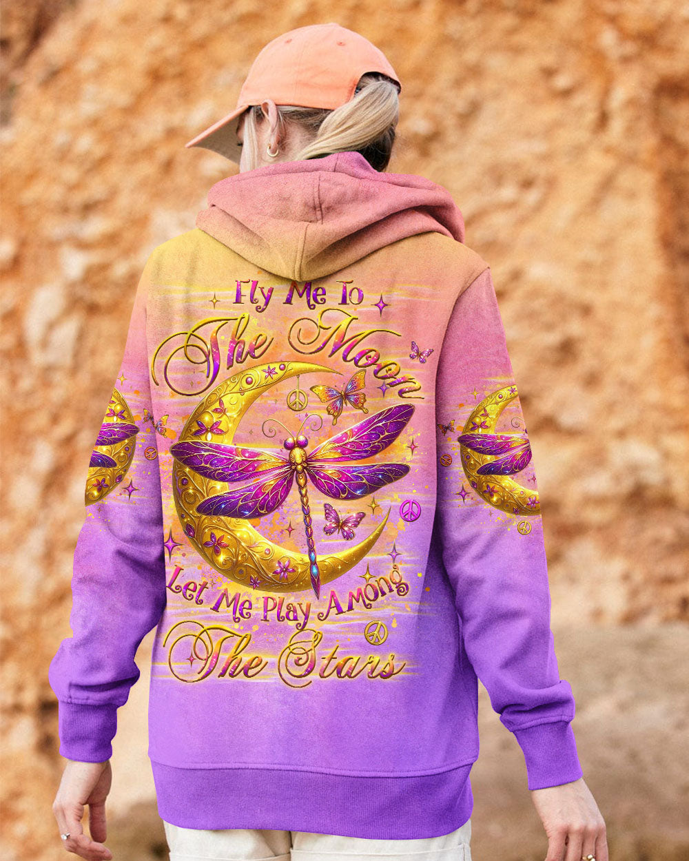 FLY ME TO THE MOON DRAGONFLY ALL OVER PRINT - YHLT0703253