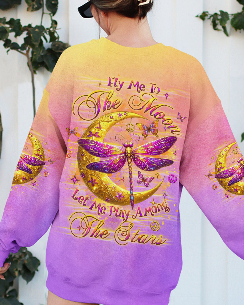 FLY ME TO THE MOON DRAGONFLY ALL OVER PRINT - YHLT0703253
