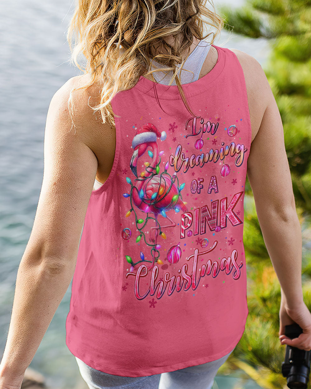 I AM DREAMING OF A PINK CHRISTMAS ALL OVER PRINT - YHLT0711242