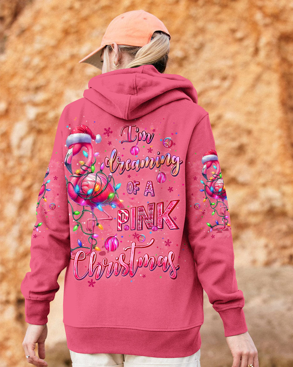 I AM DREAMING OF A PINK CHRISTMAS ALL OVER PRINT - YHLT0711242