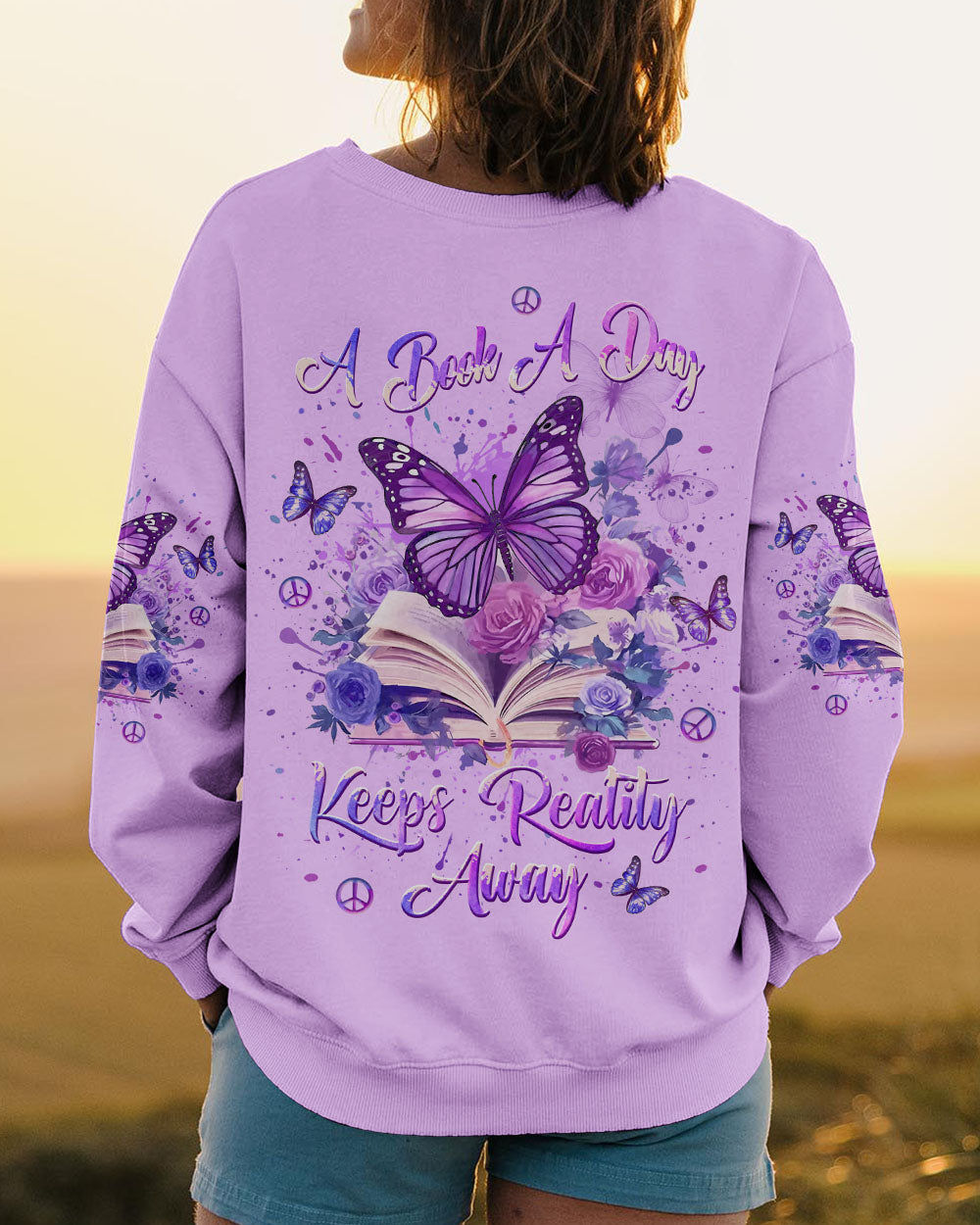 A BOOK A DAY KEEPS REALITY AWAY ALL OVER PRINT - YHLT0801242