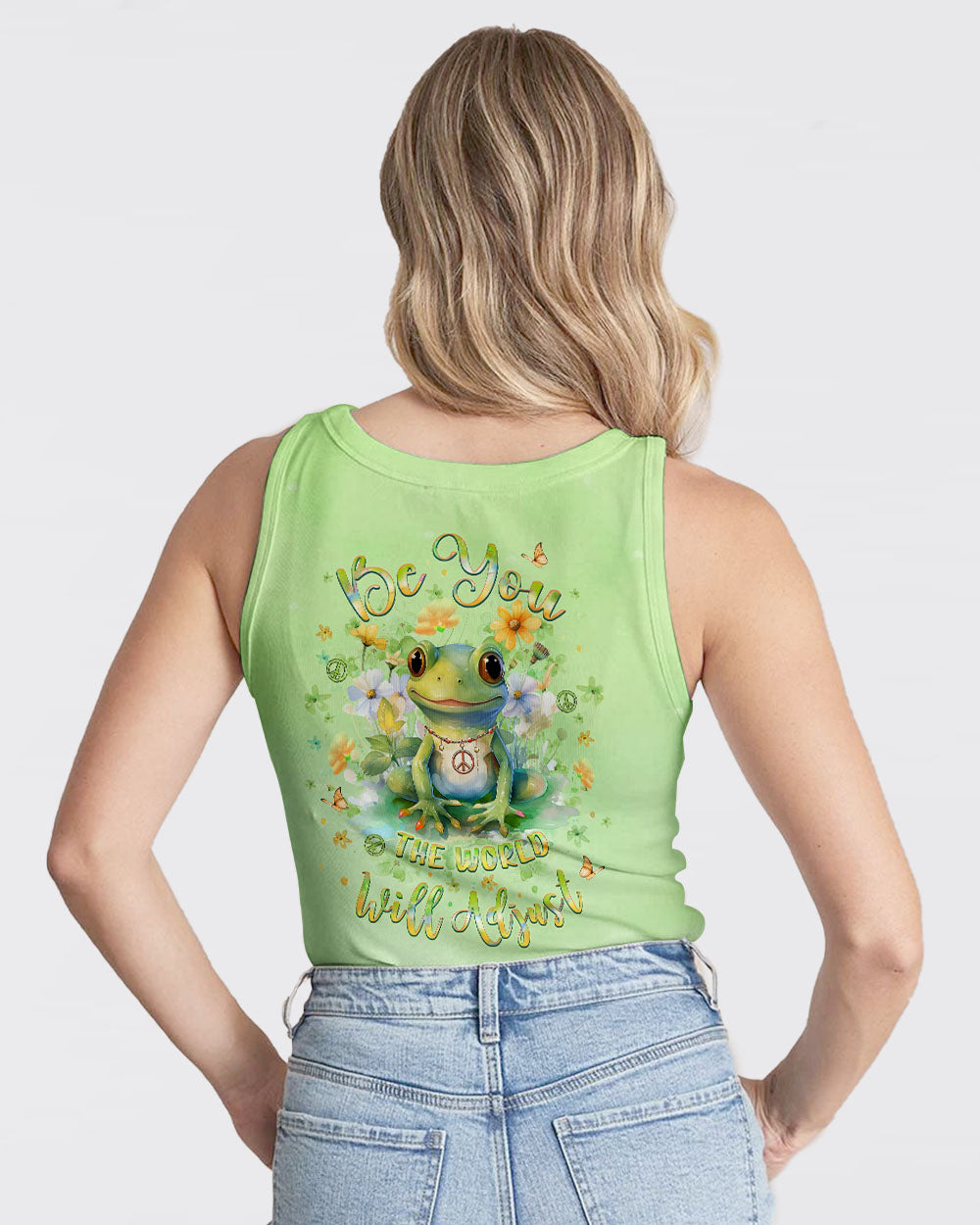 BE YOU THE WORLD WILL ADJUST ALL OVER PRINT - YHLT0804244