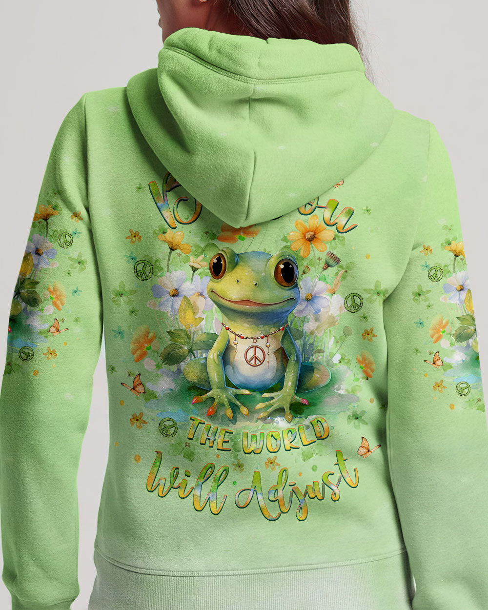 BE YOU THE WORLD WILL ADJUST ALL OVER PRINT - YHLT0804244