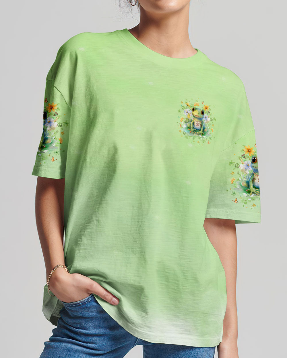 BE YOU THE WORLD WILL ADJUST ALL OVER PRINT - YHLT0804244