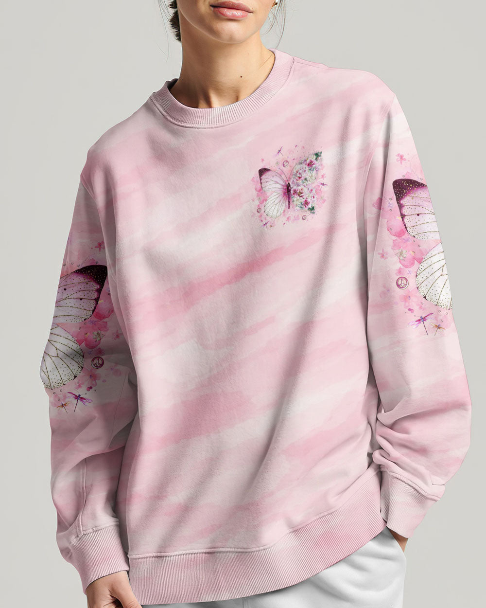 EVERY LITTLE THING IS GONNA BE ALRIGHT BUTTERFLY ALL OVER PRINT - YHLT0901241