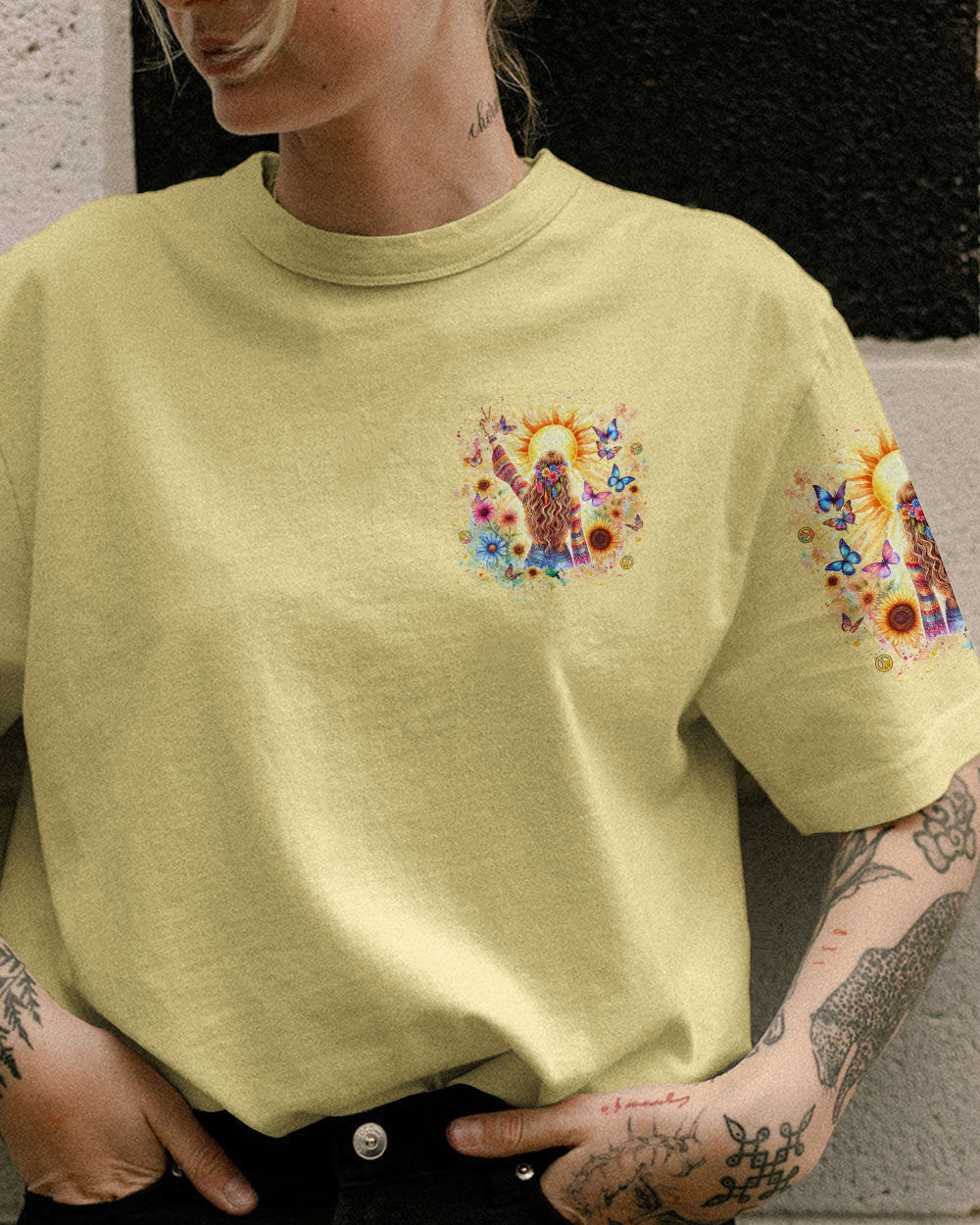 TURN YOUR FACE TO THE SUN ALL OVER PRINT - YHLT1004241