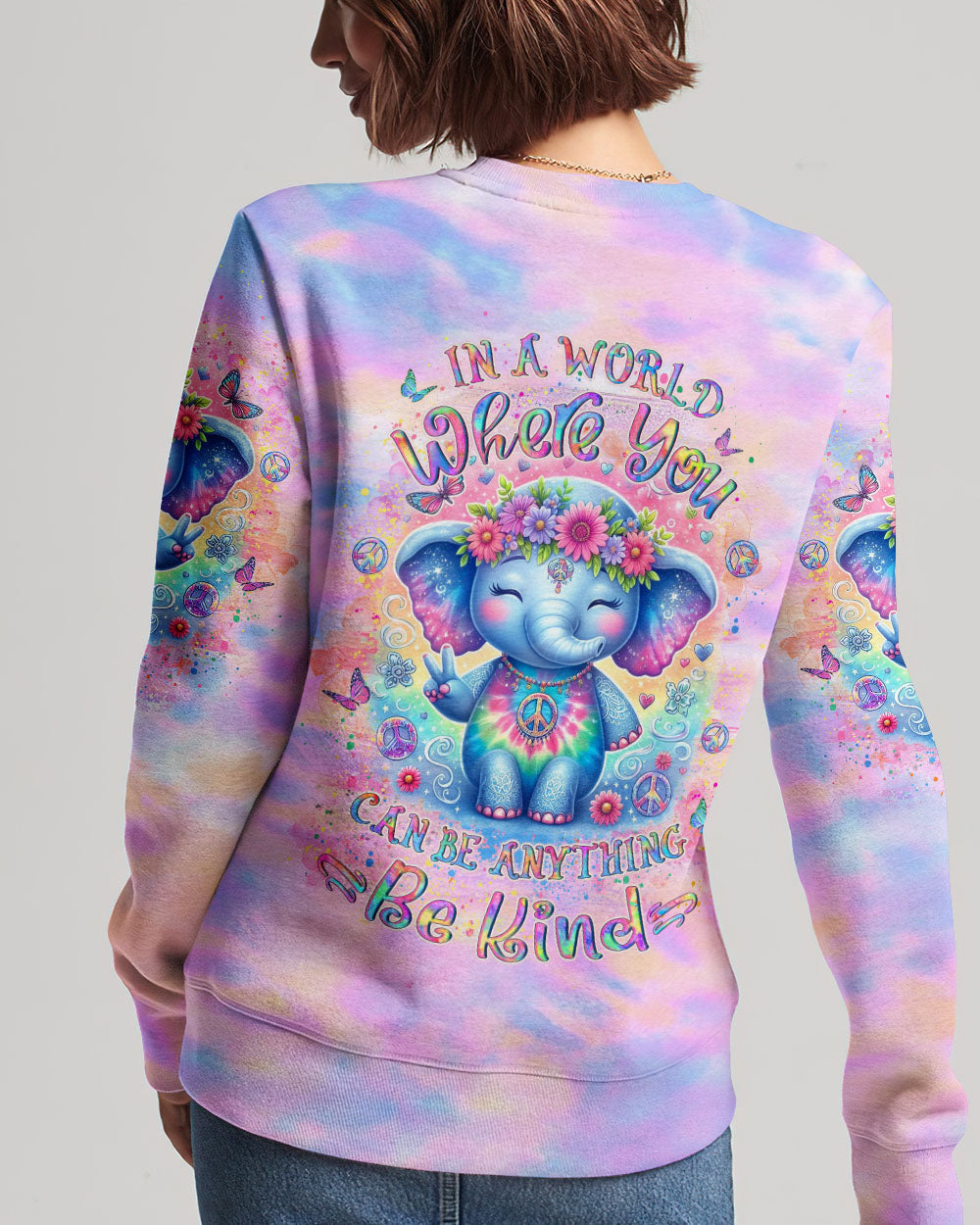BE KIND ELEPHANT ALL OVER PRINT - YHLT1005242