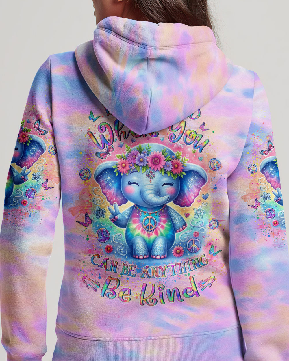 BE KIND ELEPHANT ALL OVER PRINT - YHLT1005242