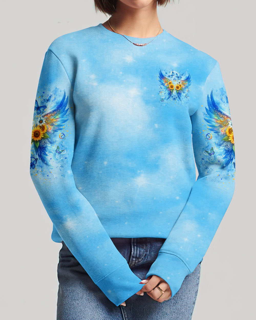 I BELIEVE THERE ARE ANGELS AMONG US WINGS ALL OVER PRINT - YHLT1005243