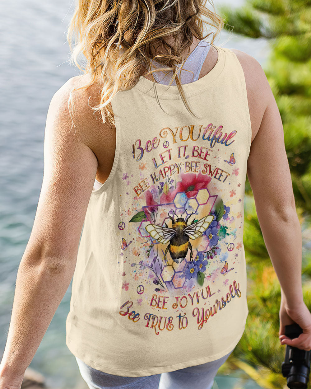 BEEYOUTIFUL LET IT BEE ALL OVER PRINT - YHLT1101242