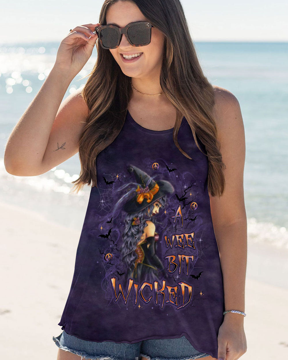 A WEE BIT WICKED HALLOWEEN ALL OVER PRINT - YHLT1208253
