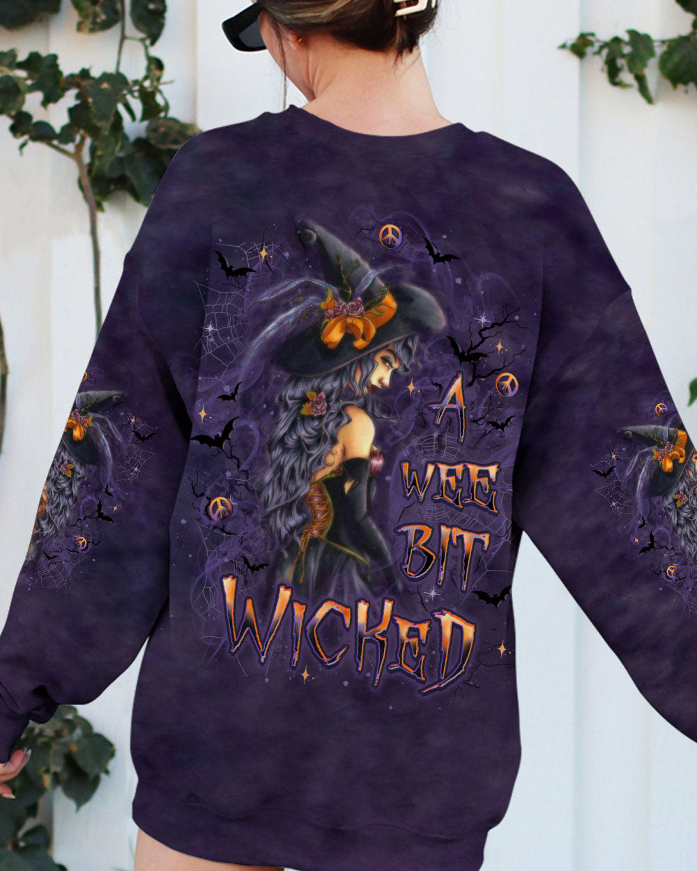 A WEE BIT WICKED HALLOWEEN ALL OVER PRINT - YHLT1208253