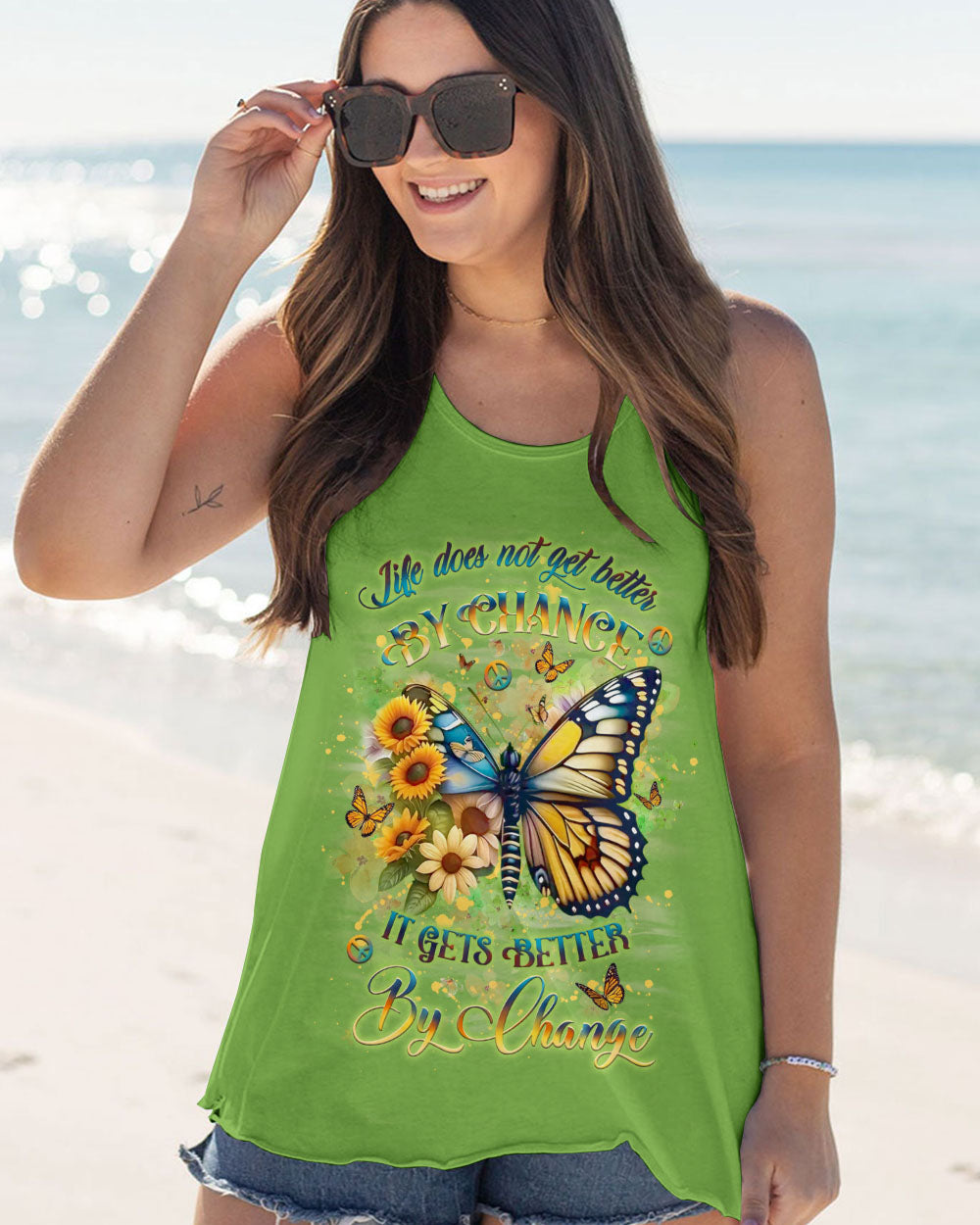 LIFE DOES NOT GET BETTER BY CHANCE ALL OVER PRINT - YHLT1209241