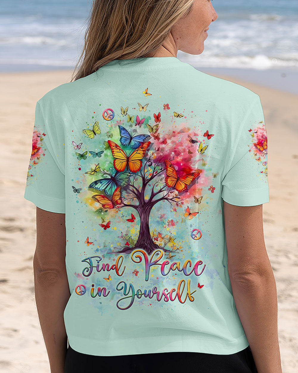 FIND PEACE IN YOURSELF ALL OVER PRINT - YHLT1402253
