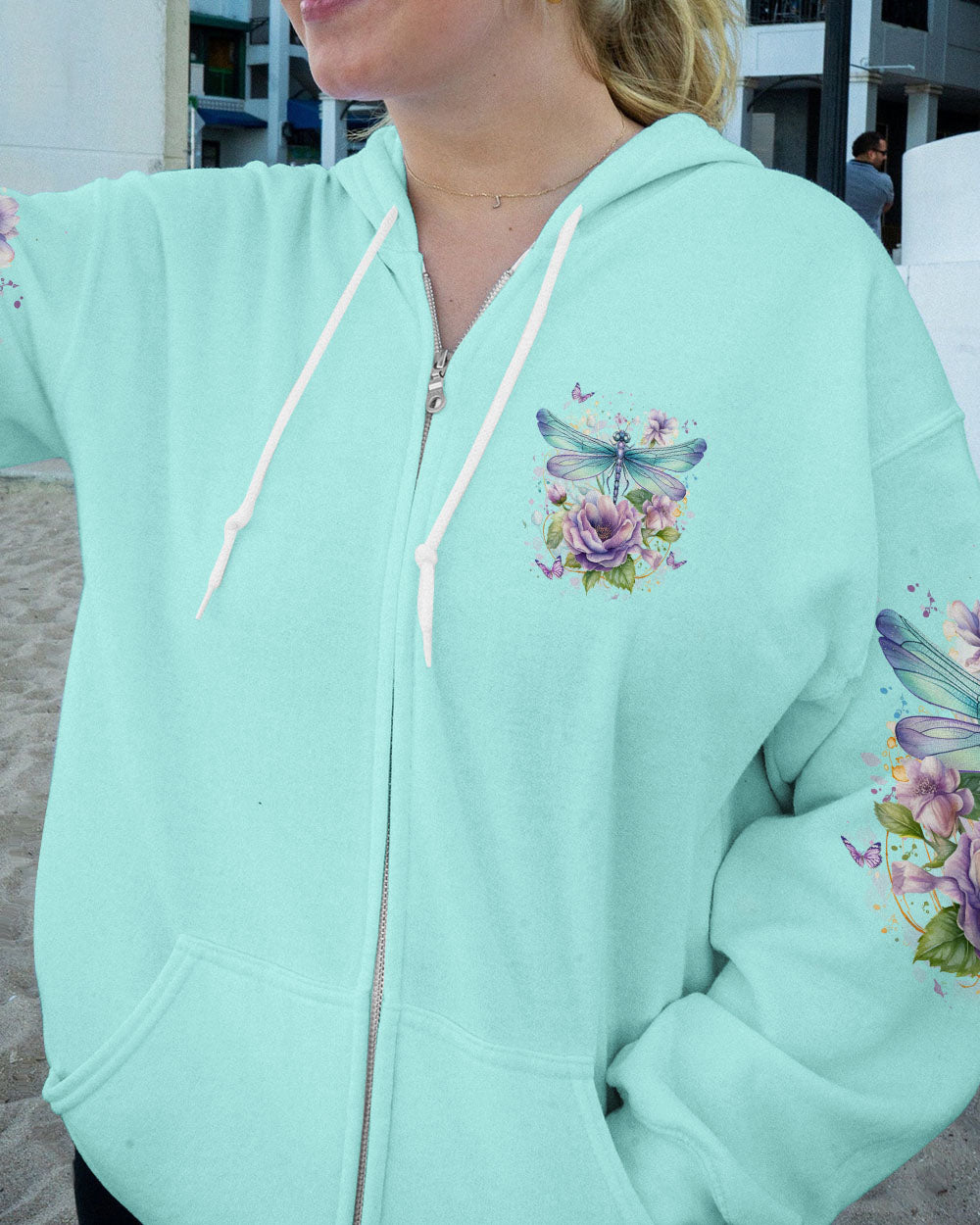 JUST BREATHE AND BELIEVE DRAGONFLY ALL OVER PRINT - YHLT1512231