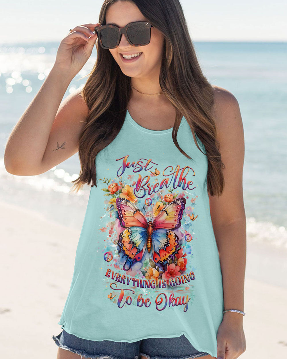 JUST BREATHE DRAGONFLY ALL OVER PRINT - YHLT1812241
