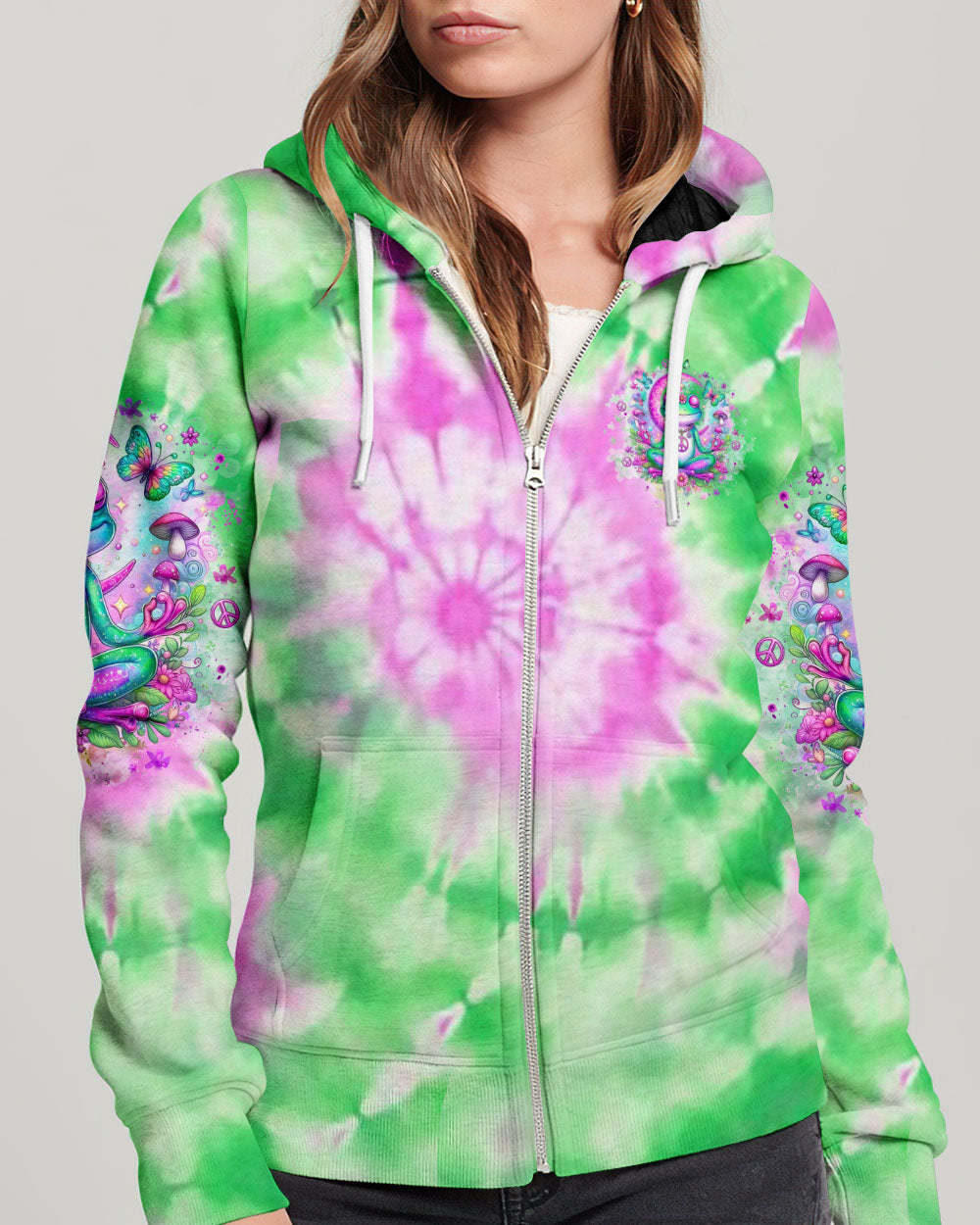JUST BREATHE FROG ALL OVER PRINT - YHLT1904244
