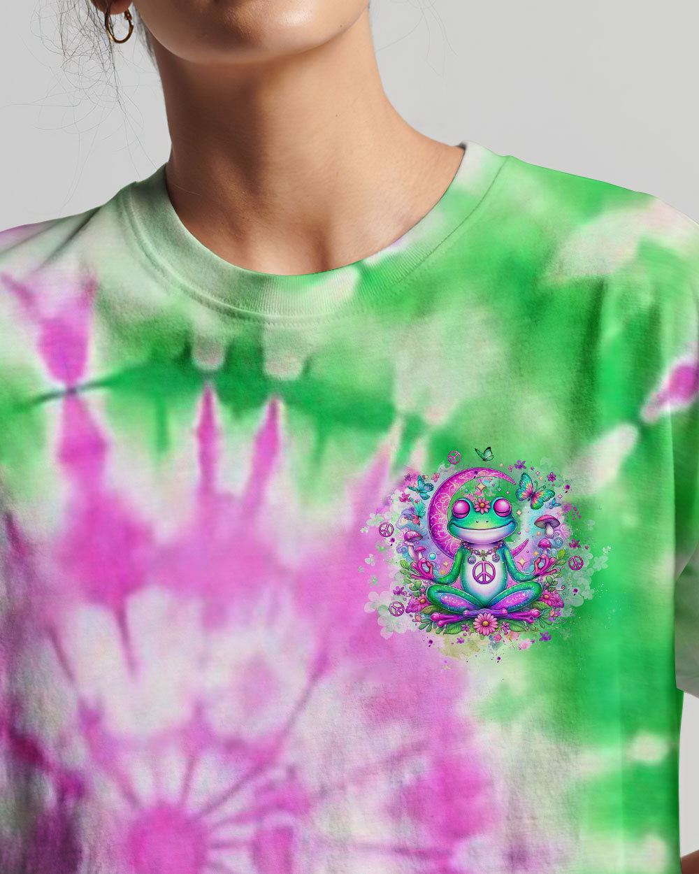JUST BREATHE FROG ALL OVER PRINT - YHLT1904244
