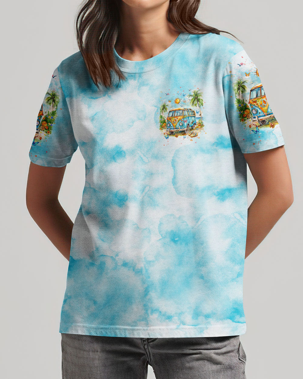 OCEAN KINDA GIRL ALL OVER PRINT - YHHG2105242