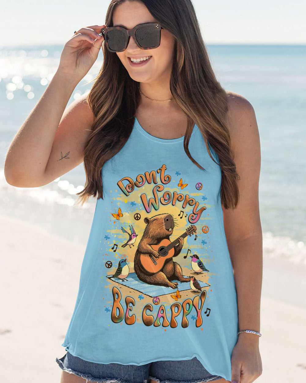 DON'T WORRY BE CAPPY ALL OVER PRINT - YHLT2306251