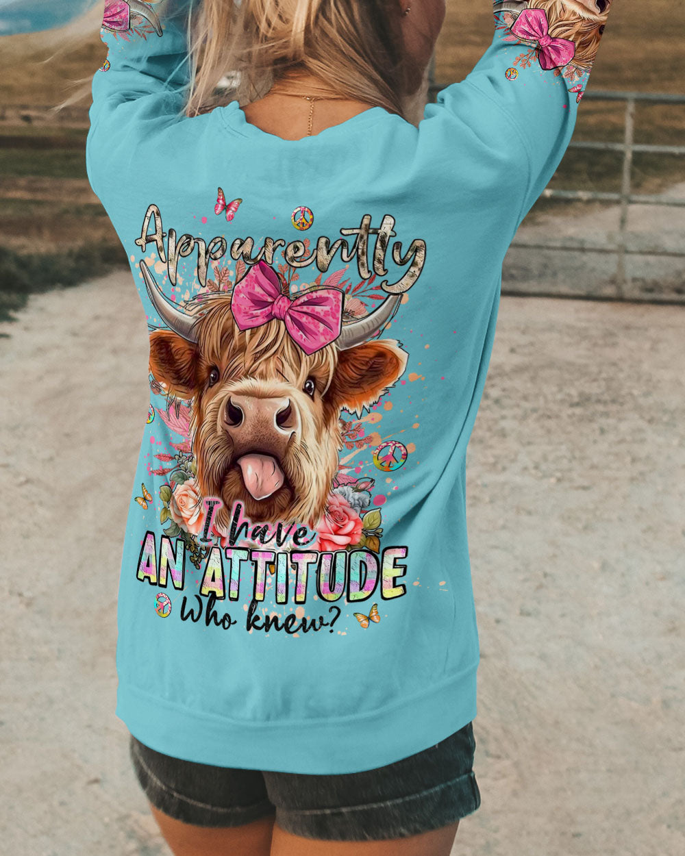 I HAVE AN ATTITUDE HEIFER ALL OVER PRINT - YHLT2307242