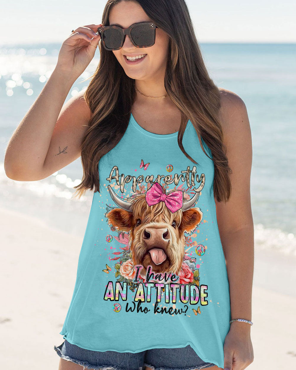 I HAVE AN ATTITUDE HEIFER ALL OVER PRINT - YHLT2307242