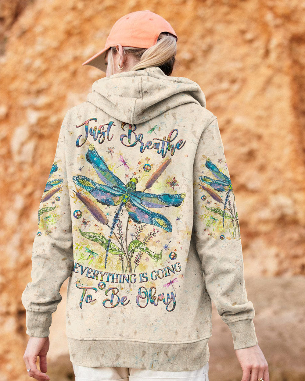 JUST BREATHE DRAGONFLY ALL OVER PRINT - YHLT2509242