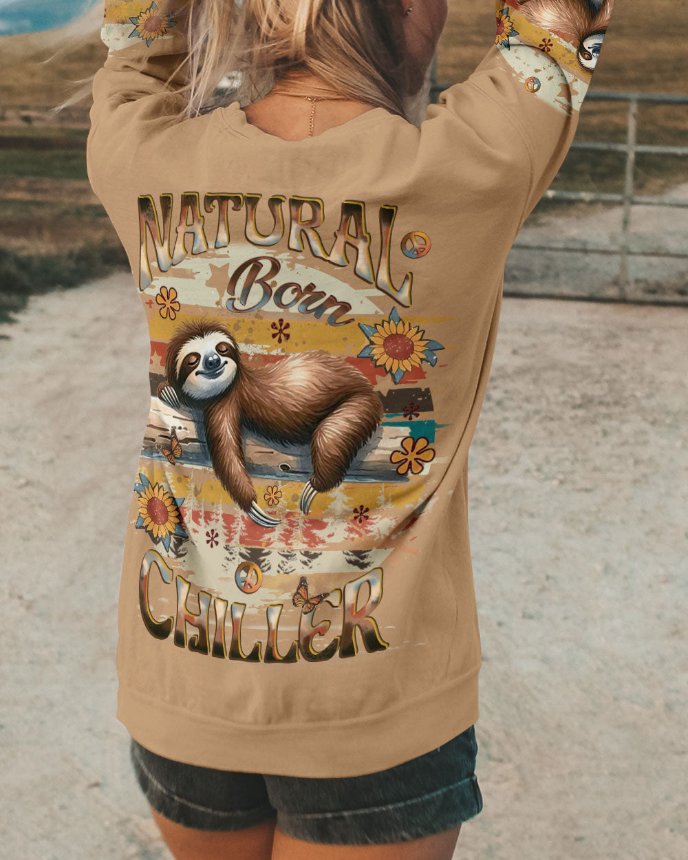NATURAL BORN CHILLER SLOTH ALL OVER PRINT - YHLT2511243