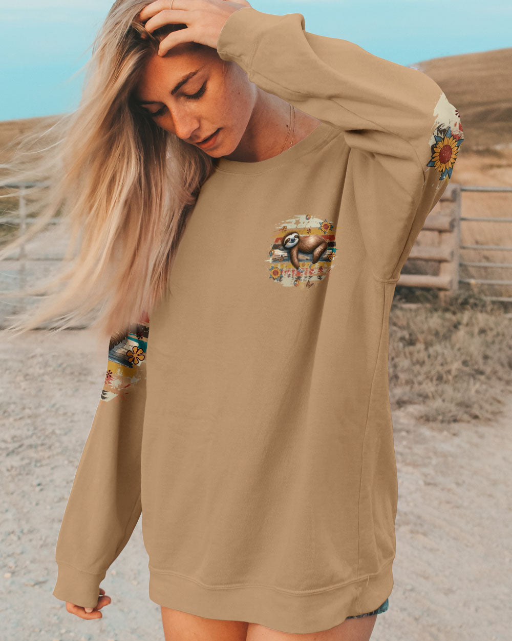 NATURAL BORN CHILLER SLOTH ALL OVER PRINT - YHLT2511243