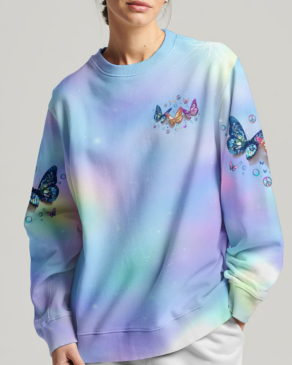 LIVE LOVE LAUGH BUTTERFLY ALL OVER PRINT - YHLT2512233