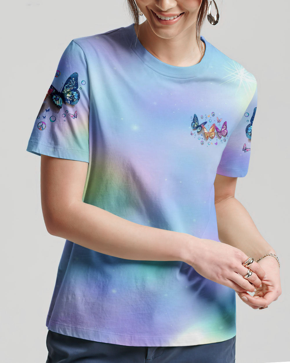 LIVE LOVE LAUGH BUTTERFLY ALL OVER PRINT - YHLT2512233