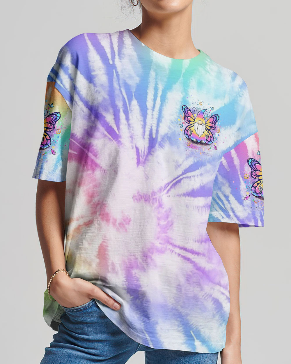 WHISPER WORDS OF WISDOM LET IT BE GNOME ALL OVER PRINT - YHLT2802242