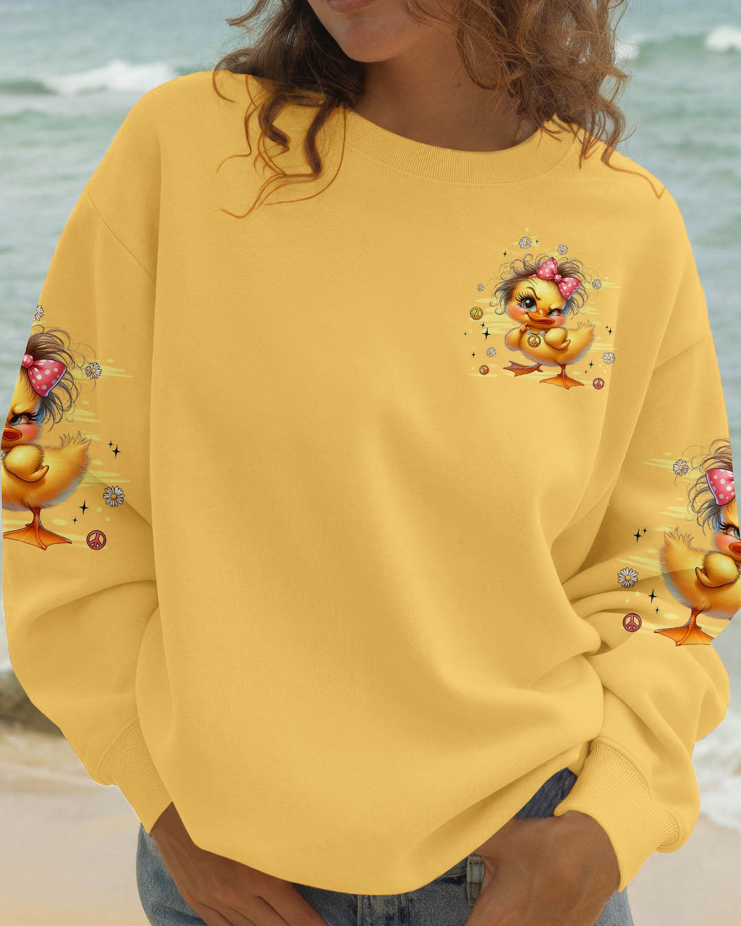 I'M NOT SHORT DUCK HIPPIE ALL OVER PRINT - YHLT2808251