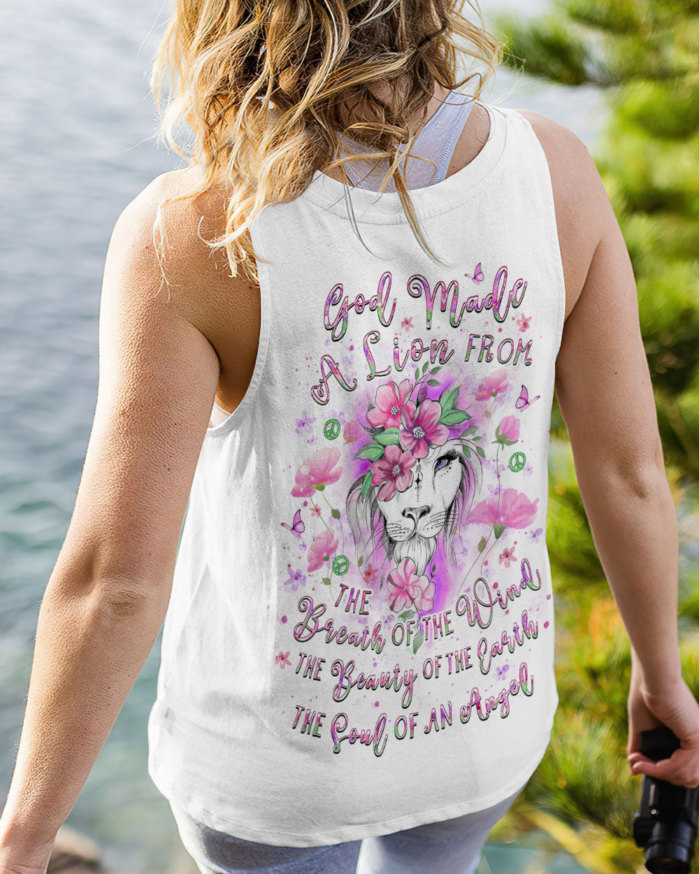 GOD MADE A LION FROM ALL OVER PRINT - YHLT2903241