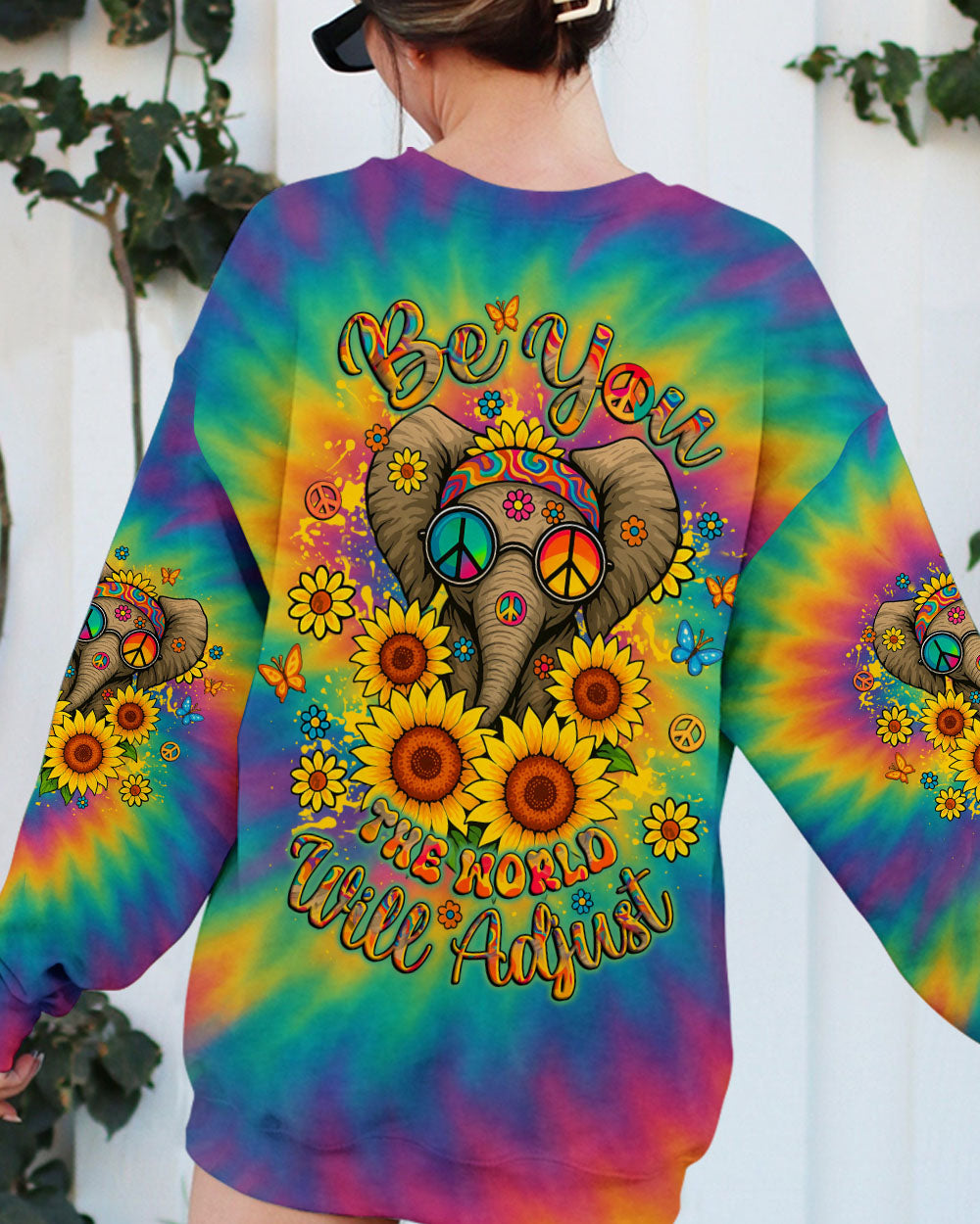 BE YOU THE WORLD WILL ADJUST ALL OVER PRINT - YHLT2905251