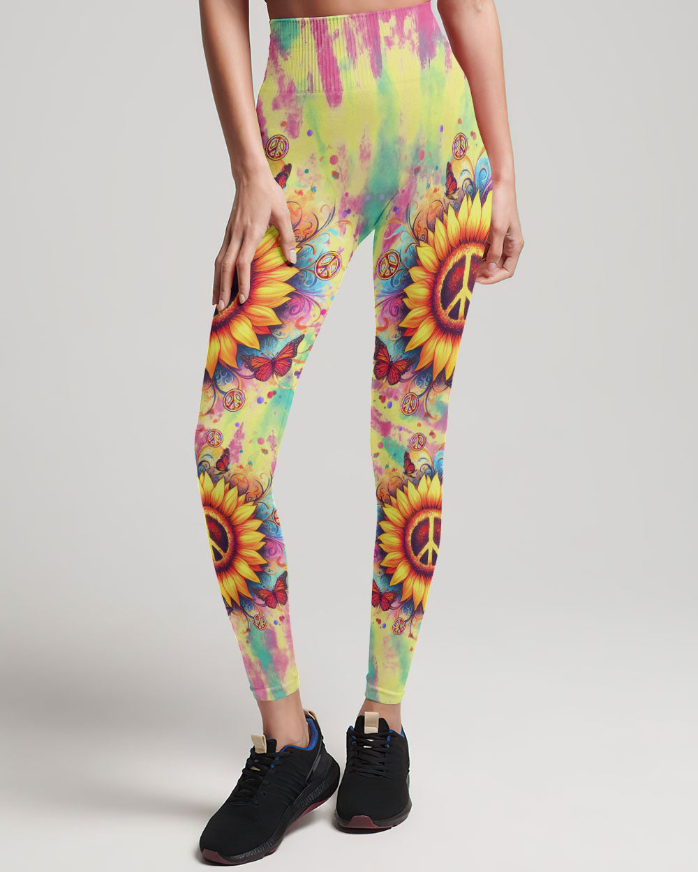 PEACE Y'ALL TIE DYE ALL OVER PRINT - YHLT2911232
