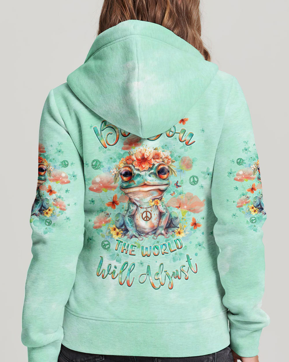 BE YOU THE WORLD WILL ADJUST ALL OVER PRINT - YHLT3003243