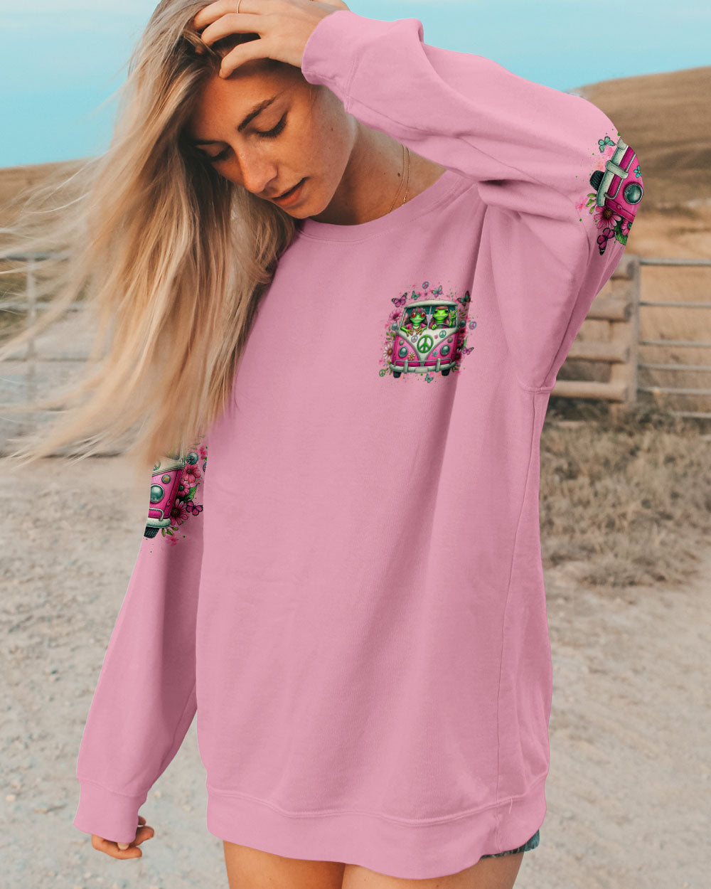 GOOD TIMES CRAZY FRIEND FROG ALL OVER PRINT - YHLT3005253