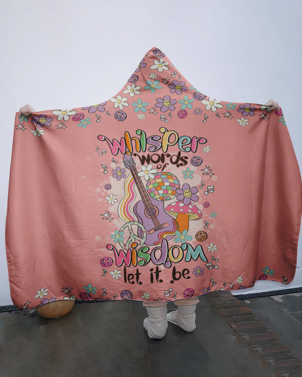 WHISPER WORDS OF WISDOM LET IT BE BLANKET HOODIE - TYTM1311242