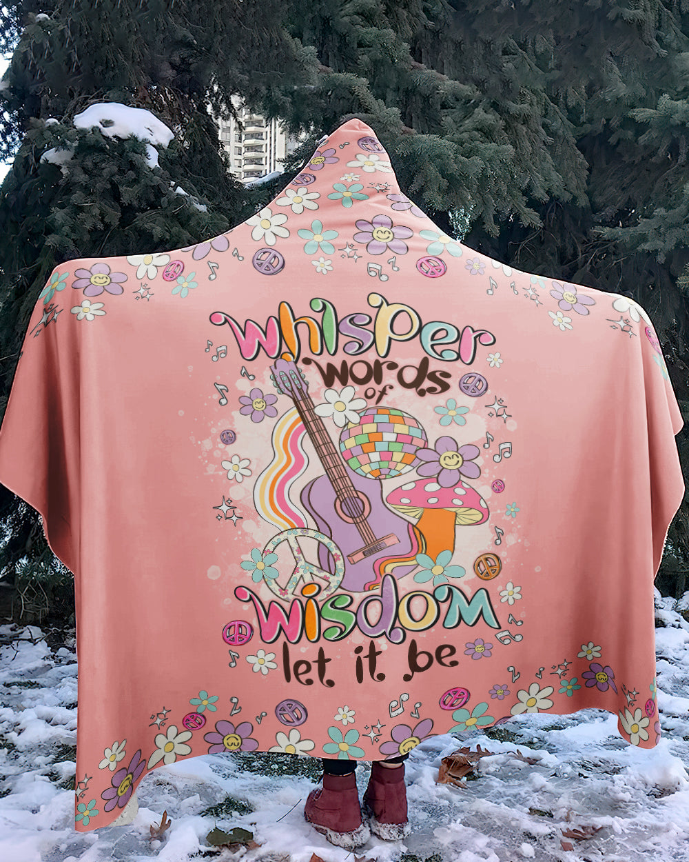 WHISPER WORDS OF WISDOM LET IT BE BLANKET HOODIE - TYTM1311242