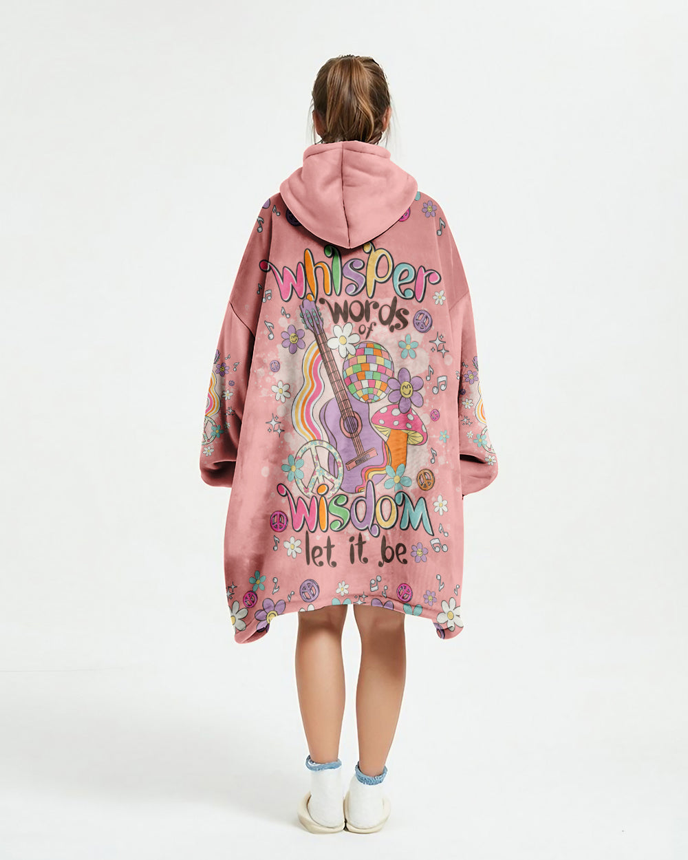 WHISPER WORDS OF WISDOM LET IT BE BLANKET HOODIE - TYTM1311242