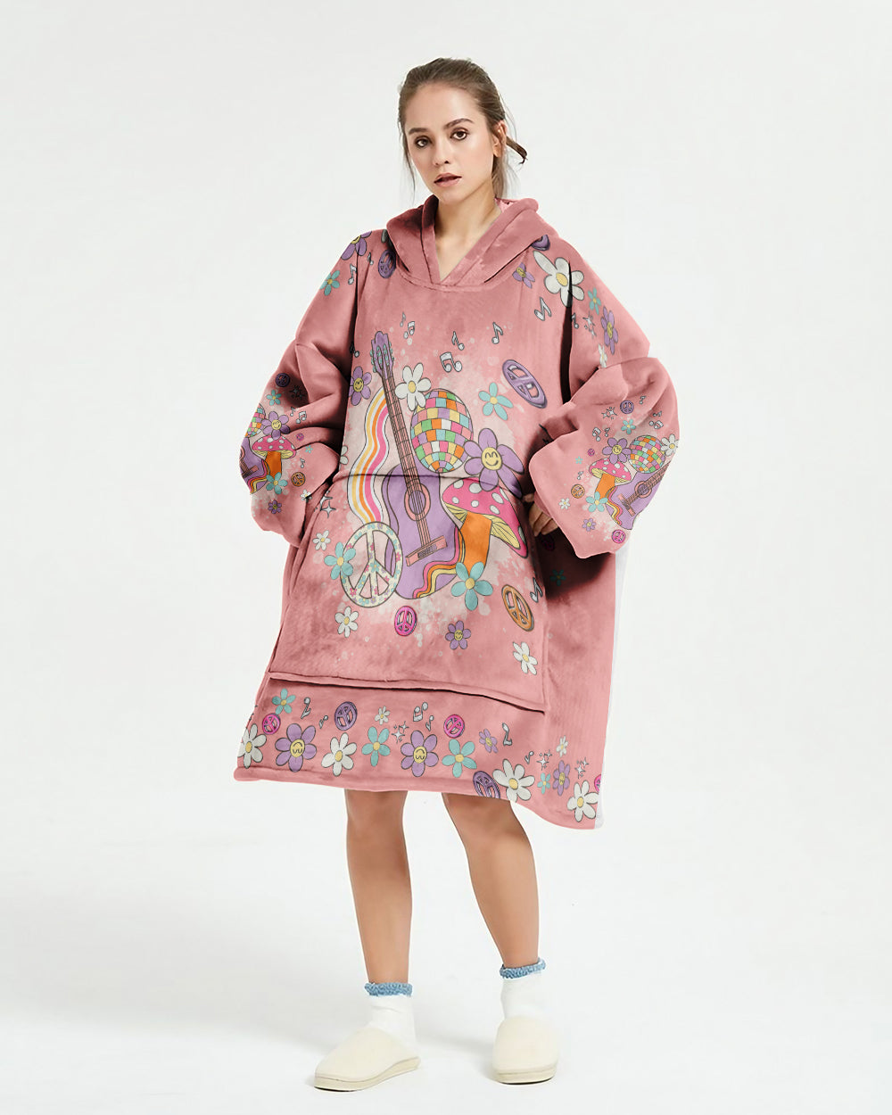 WHISPER WORDS OF WISDOM LET IT BE BLANKET HOODIE - TYTM1311242