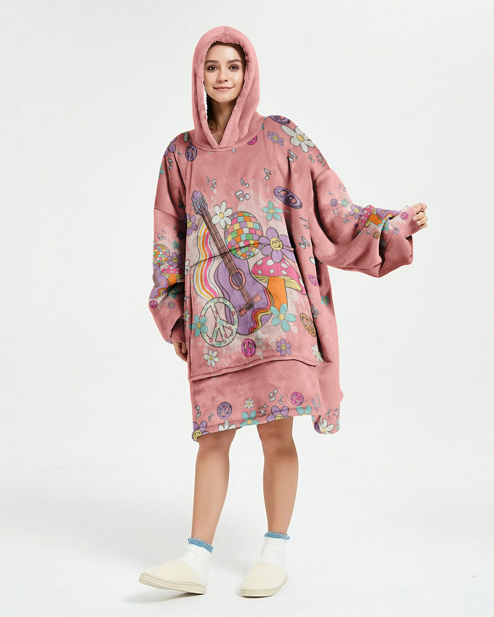 WHISPER WORDS OF WISDOM LET IT BE BLANKET HOODIE - TYTM1311242