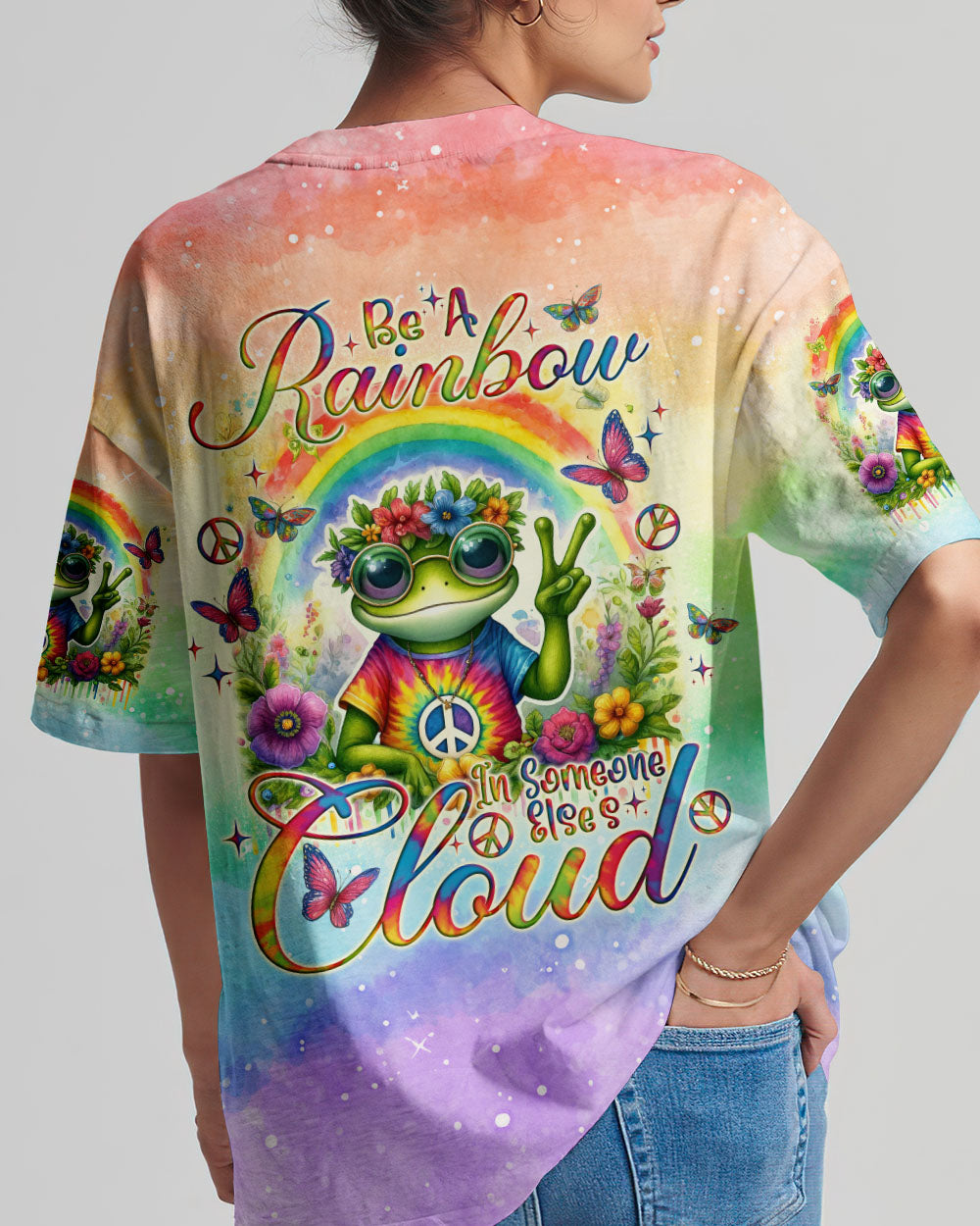 BE A RAINBOW FROG ALL OVER PRINT - TLNO2305241
