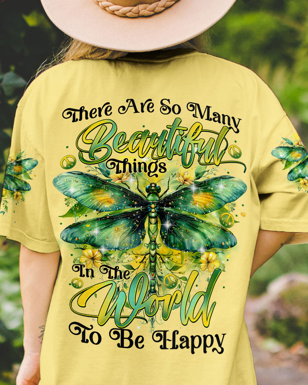 BEAUTIFUL THINGS IN THE WORLD DRAGONFLY ALL OVER PRINT - TYTM0304243